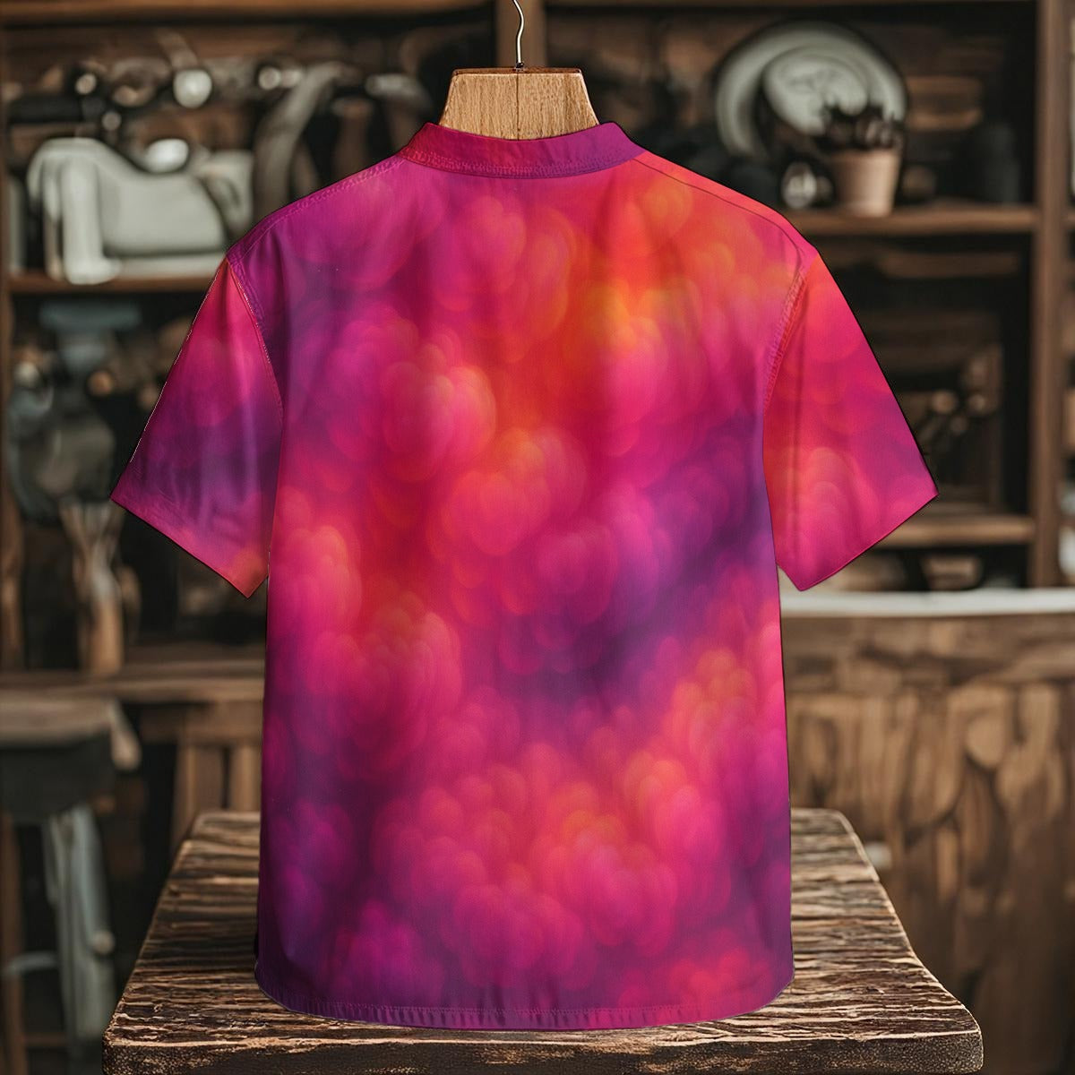 Men's Henley Shirt With Chest Pocket