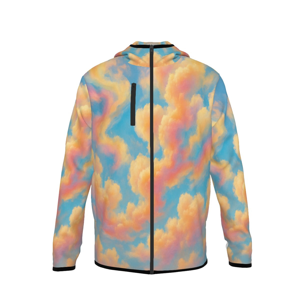 Men's Stylish Hoodie with Thumb Hole Design - view 1