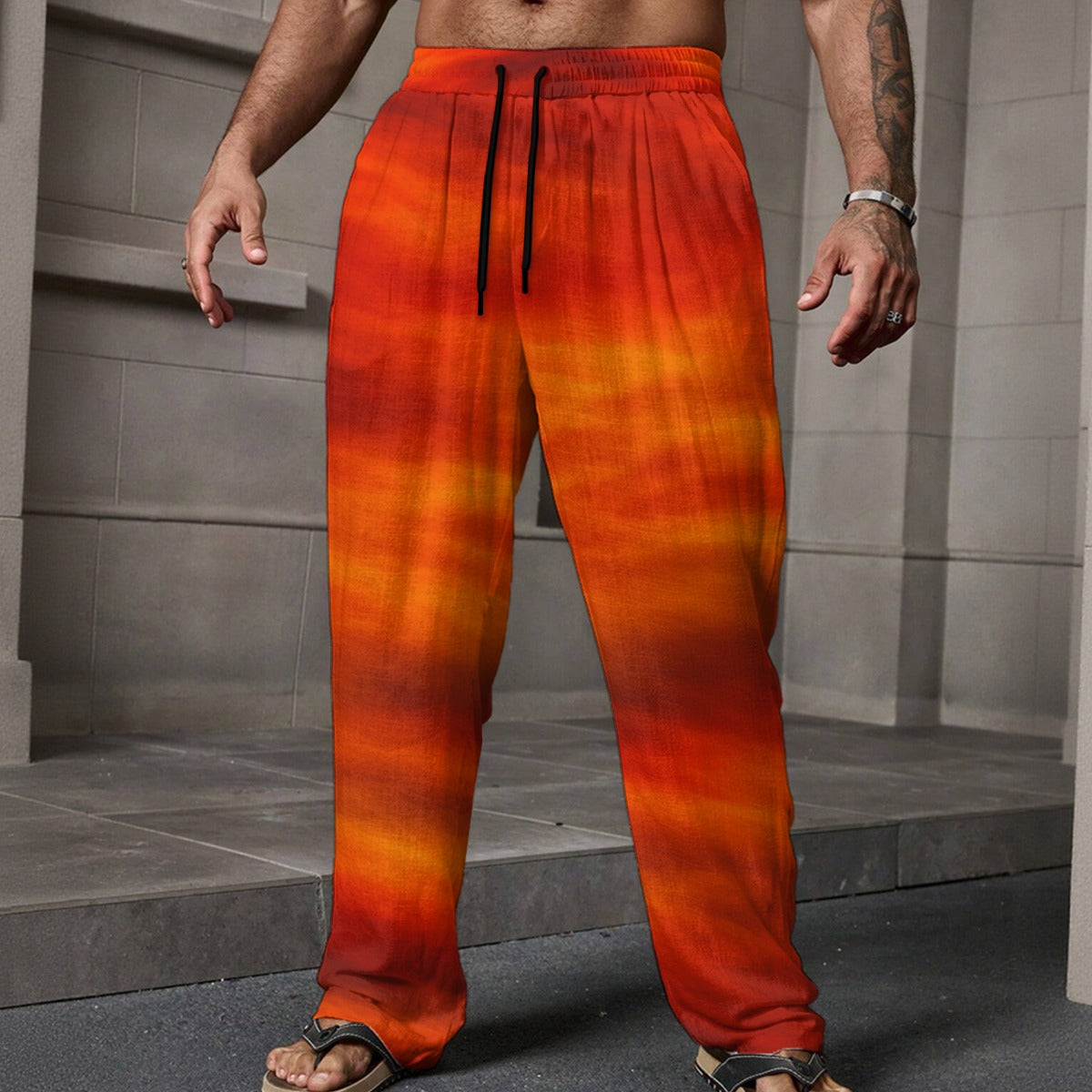 Men's Loose Casual Pants With Pocket