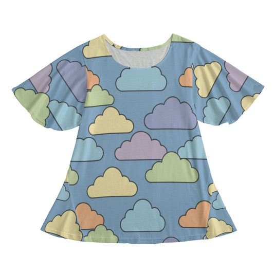 Women's Round Neck T-shirt With Short Sleeve