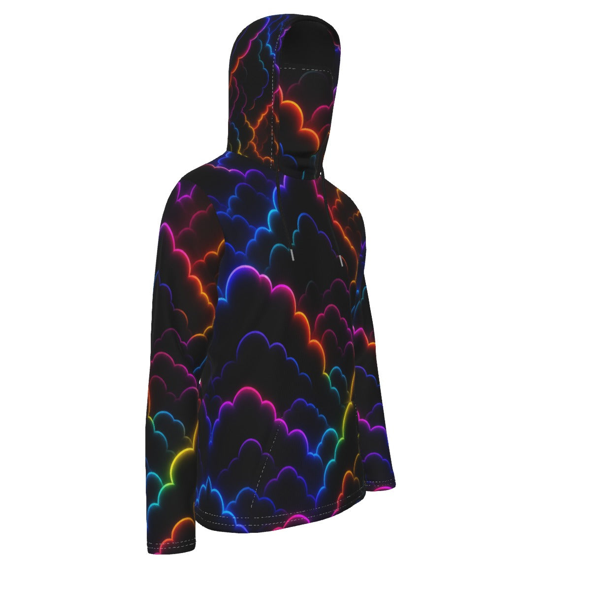 Men's Pullover Hoodie With Mask - view 4