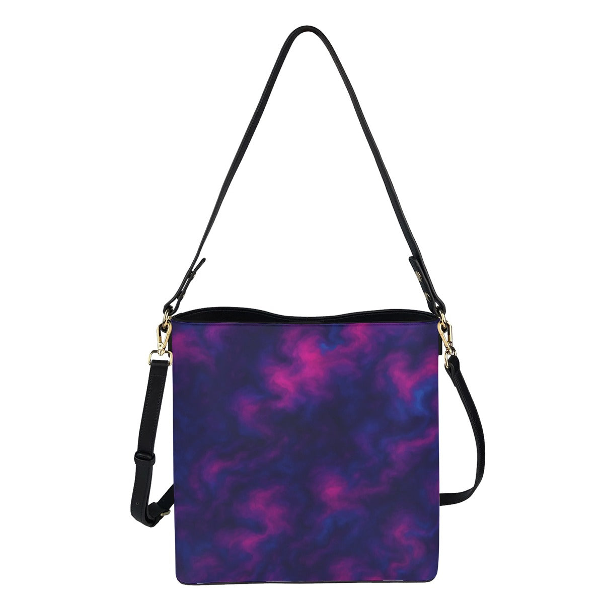 Unisex Minimalist Square Crossbody Bucket Bag