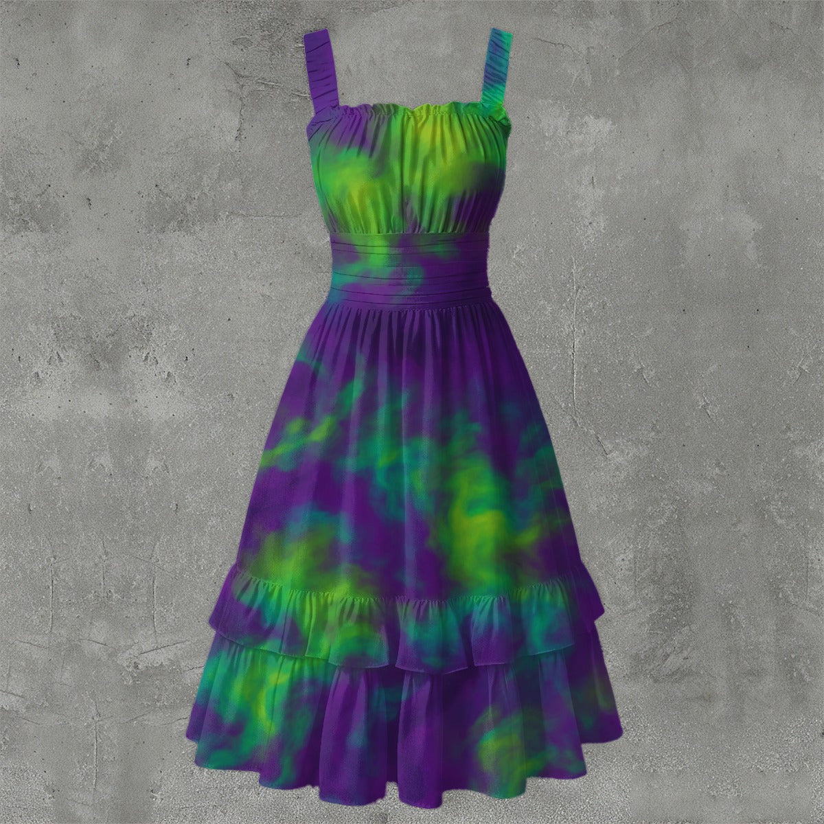 Unisex Women‘s Ruffle Hem Dress