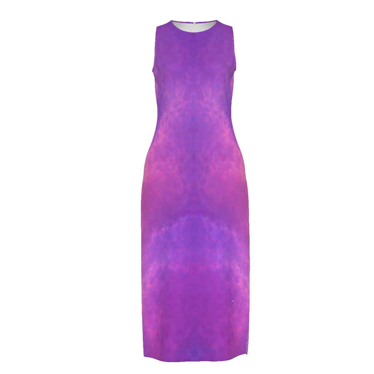 Women's Beach Perspective Chiffon Sleeveless Dress