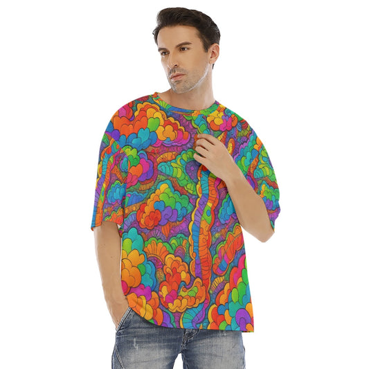 Men's Drop Shoulder T-shirt With Short Sleeve