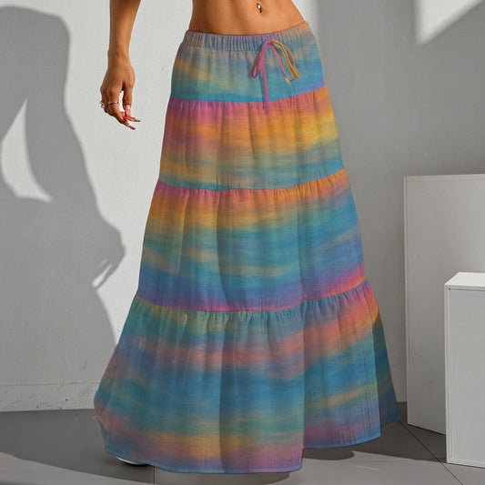 Women's Pleated Long Skirt