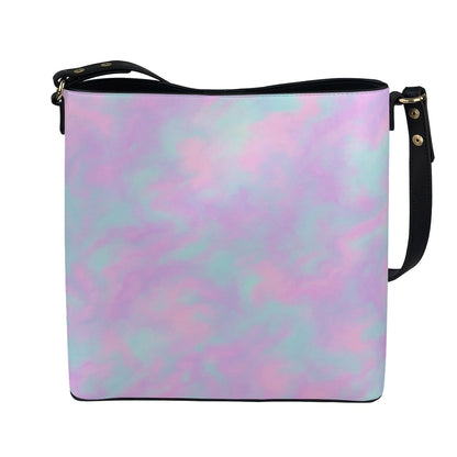 Unisex Minimalist Square Crossbody Bucket Bag