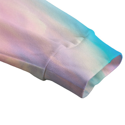 Unisex V-neck Knitted Fleece Cardigan With Button Closure