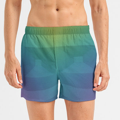 Men's Short Boxer Briefs|115GSM Cotton poplin