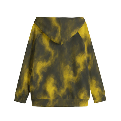 Unisex Kid's Zip Up Raglan Sleeve Hoodie | 310GSM Cotton