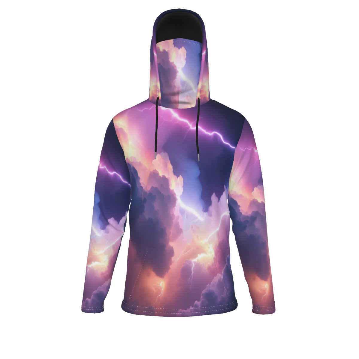 Men's Pullover Hoodie With Mask - view 1