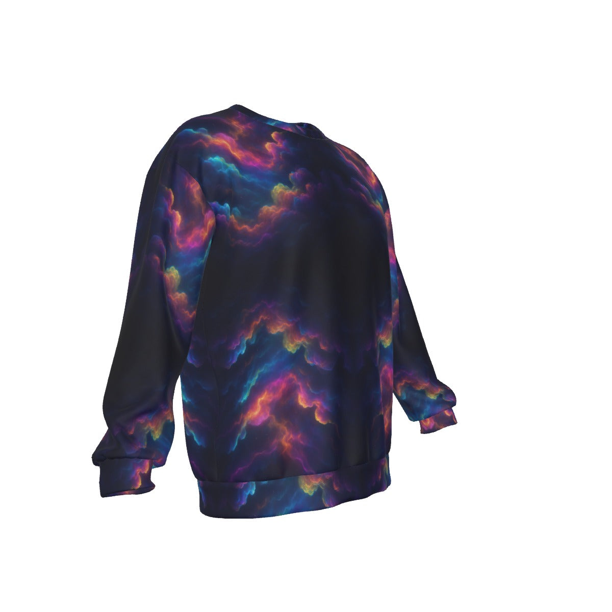 Men's Drop Shoulder Round Neck Long-Sleeved Sweatshirt