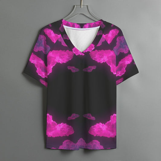 Women's V-neck T-shirt With Short Sleeve