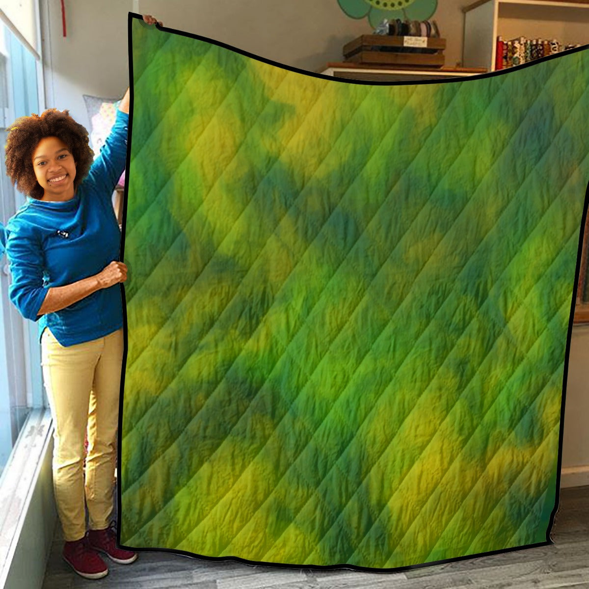 Unisex Lightweight & Breathable Quilt With Edge-wrapping Strips