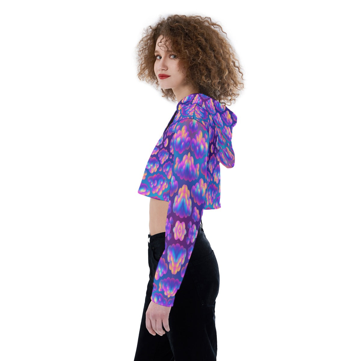 Women's Crop Top Hoodie