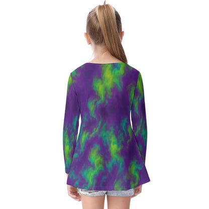 Unisex Kid's Long Sleeve O-neck T-shirt