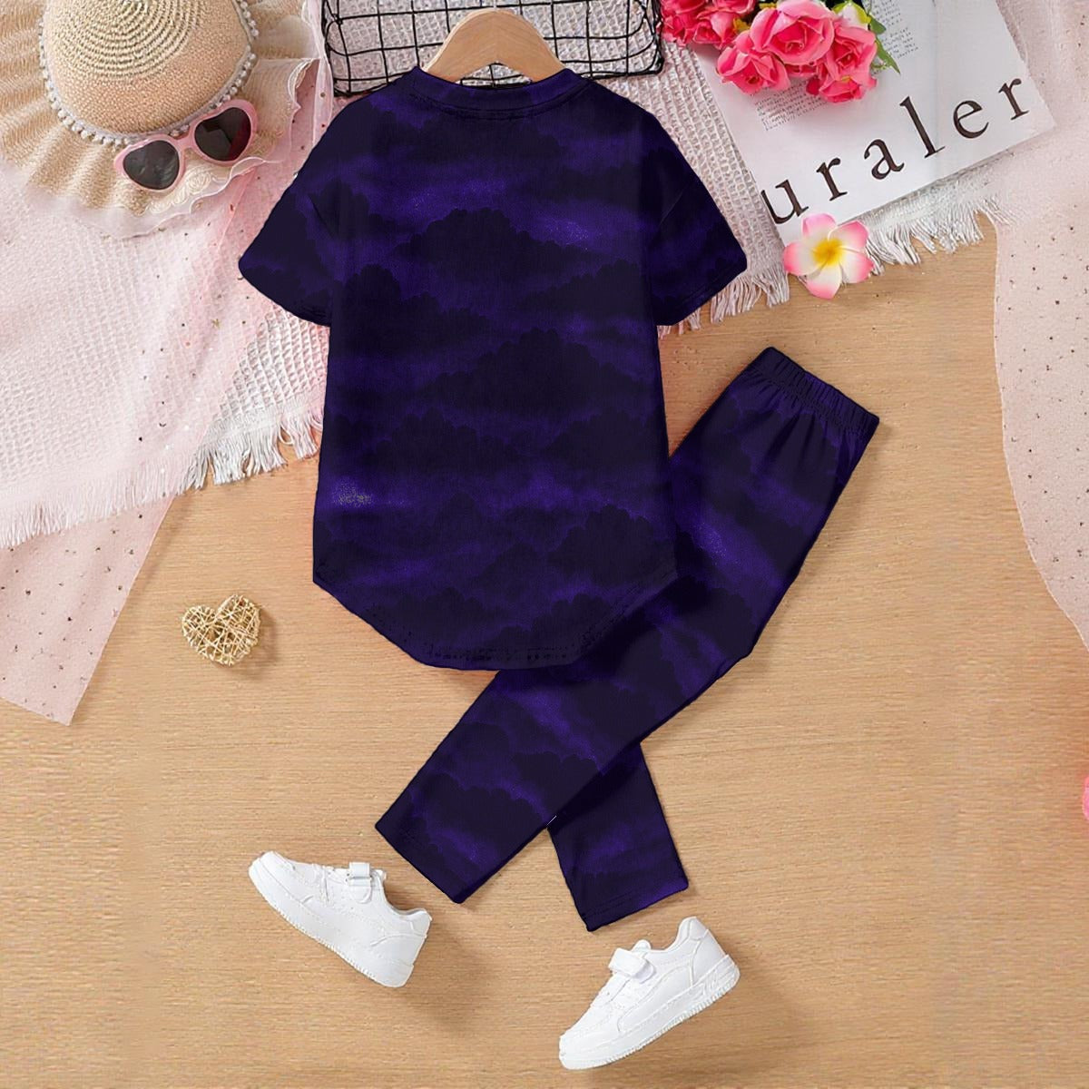 Unisex Kids' Casual Top and Pants Set