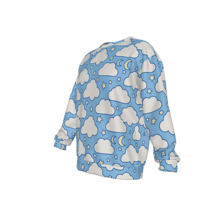 Men's Drop Shoulder Round Neck Long-Sleeved Sweatshirt