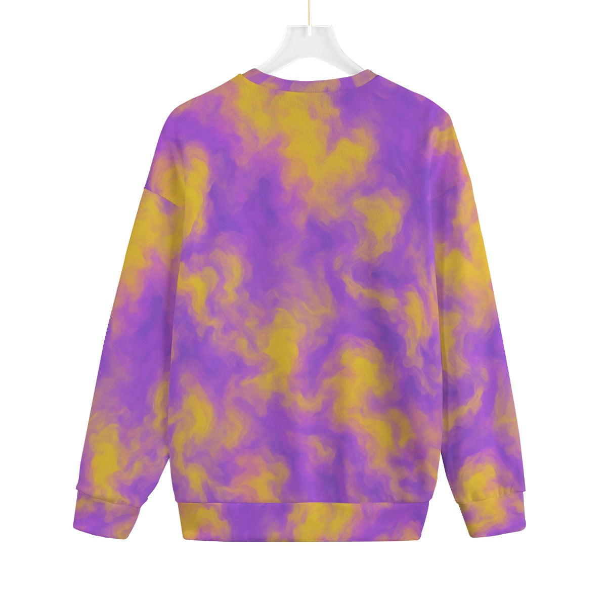 Unisex Drop-shoulder Knitted Fleece Sweater - view 2