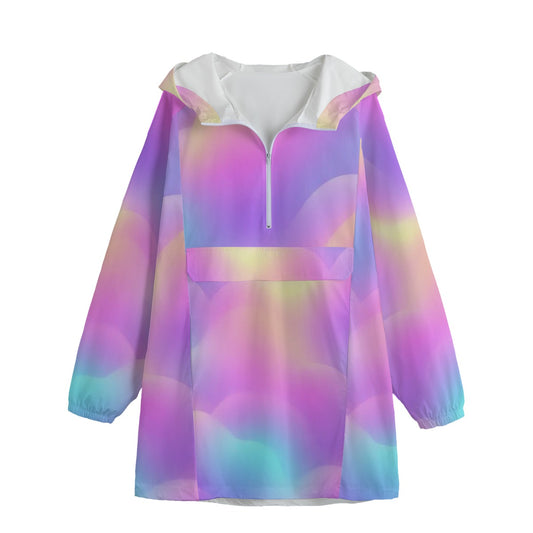 Unisex Windbreaker Long Jacket