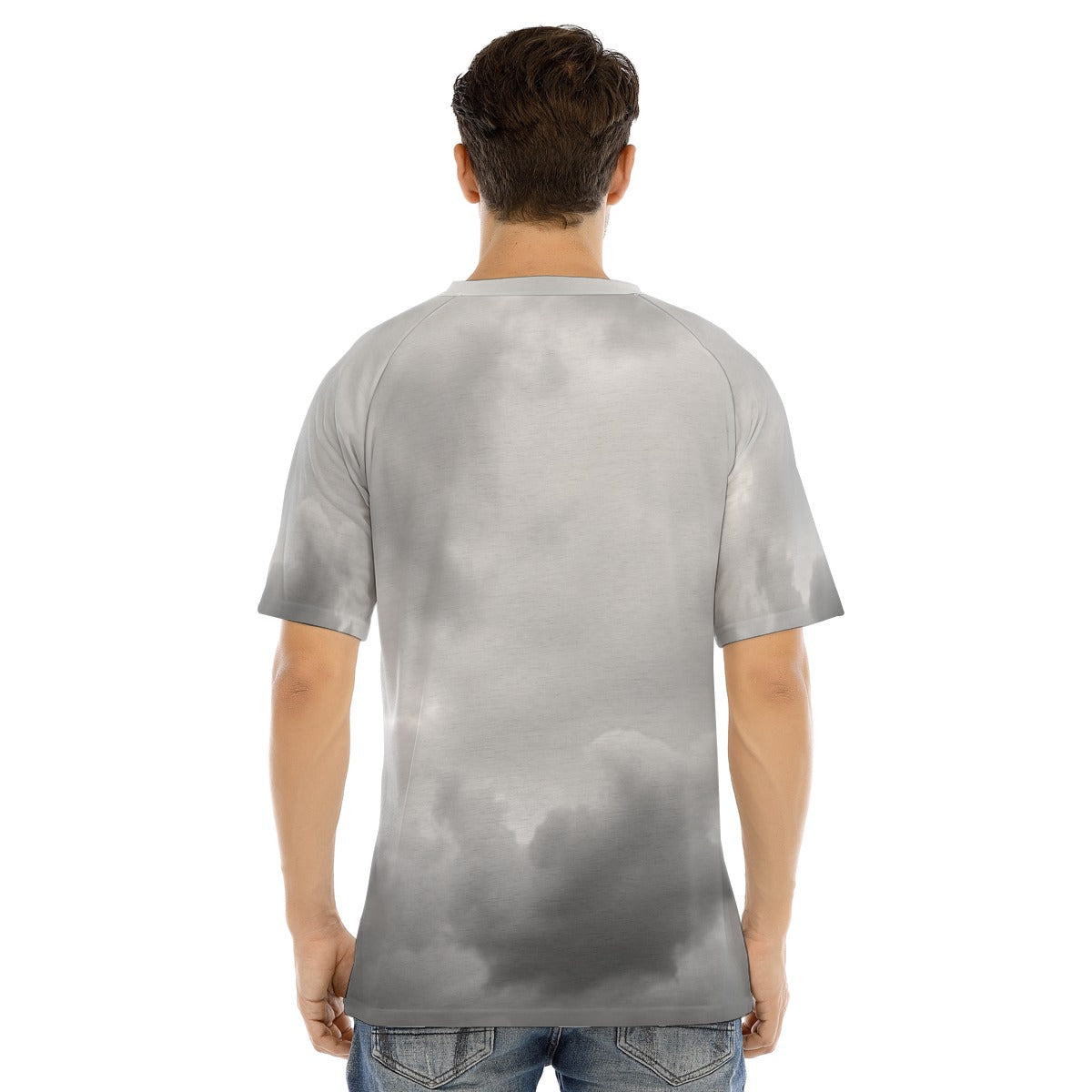 Men's Raglan Sleeve T-shirt With Button Closure