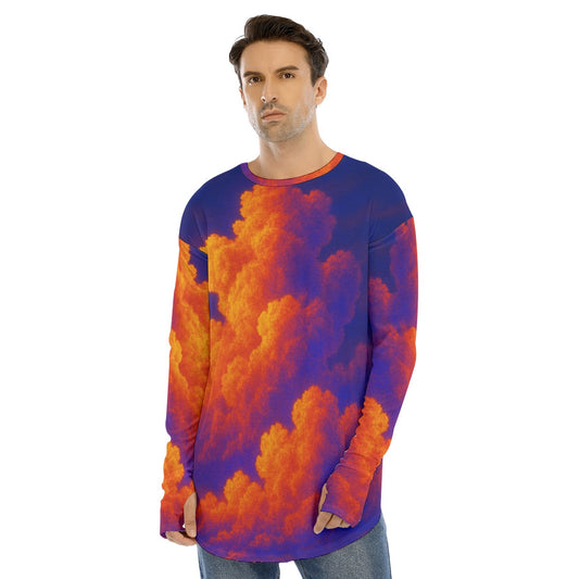 Men's Fingerless Long Sleeve T-shirt