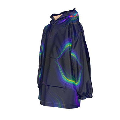 Unisex Kid's Sherpa Fleece Hoodie Blanket