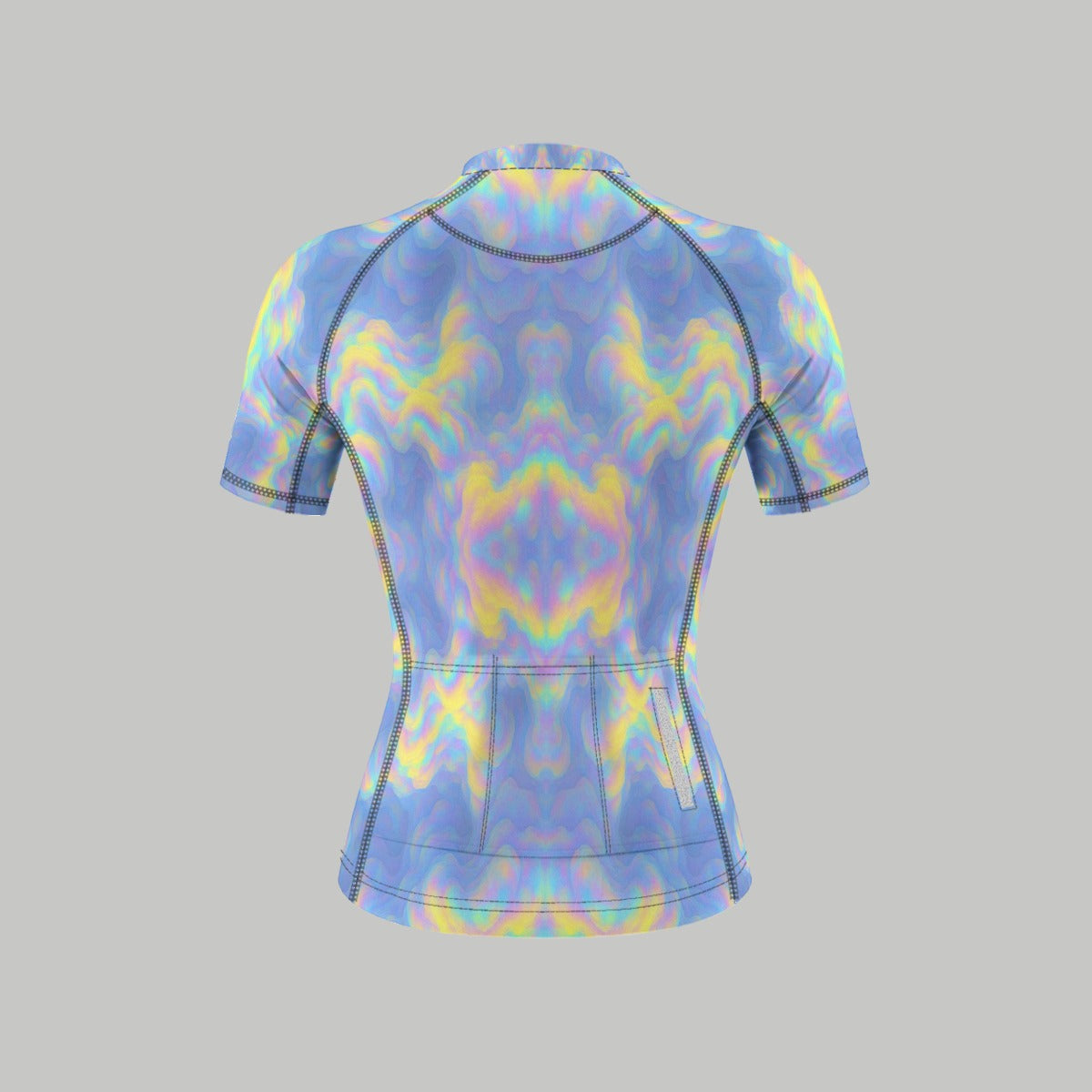 Women's Anti-Slip Raglan Cycling Jersey With Short Sleeve