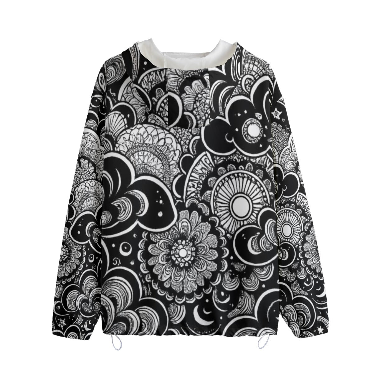 Unisex Pullover Jacket With Zipper Closure