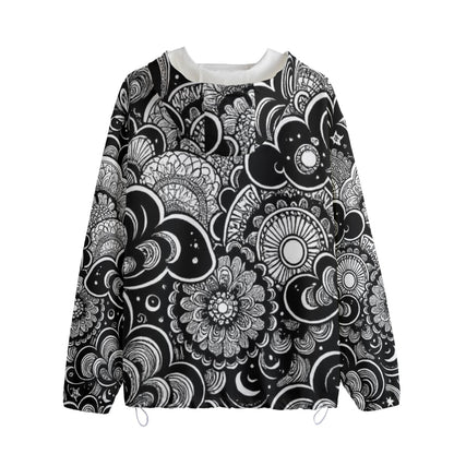 Unisex Pullover Jacket With Zipper Closure