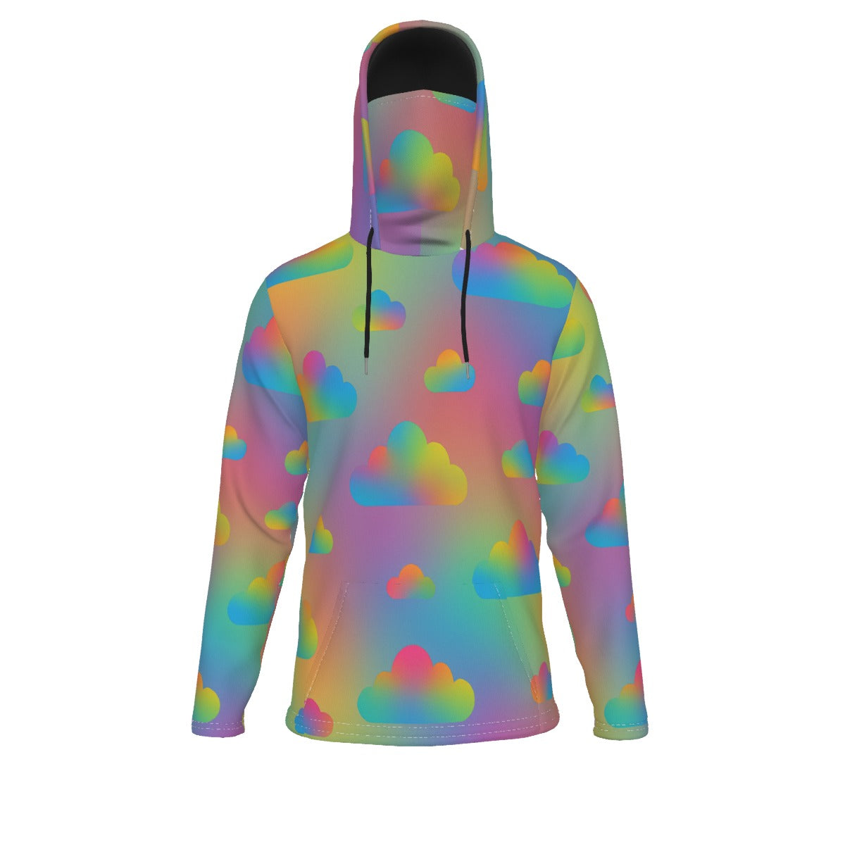 Men's Pullover Hoodie With Mask - view 1