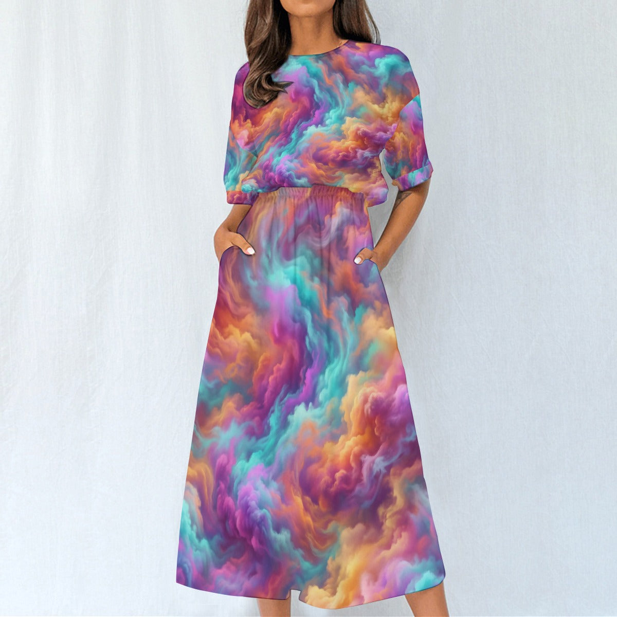 Women's Elastic Waist Dress
