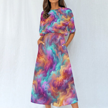 Women's Elastic Waist Dress