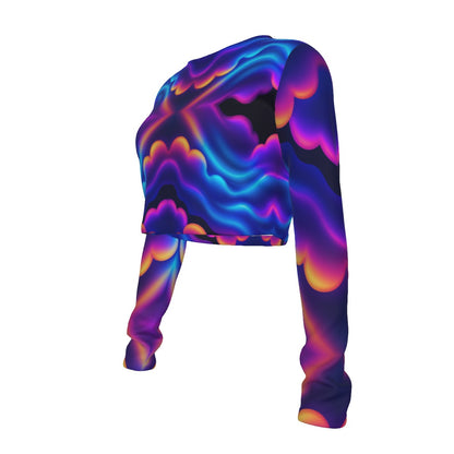 Women's Round Neck Crop Top T-Shirt
