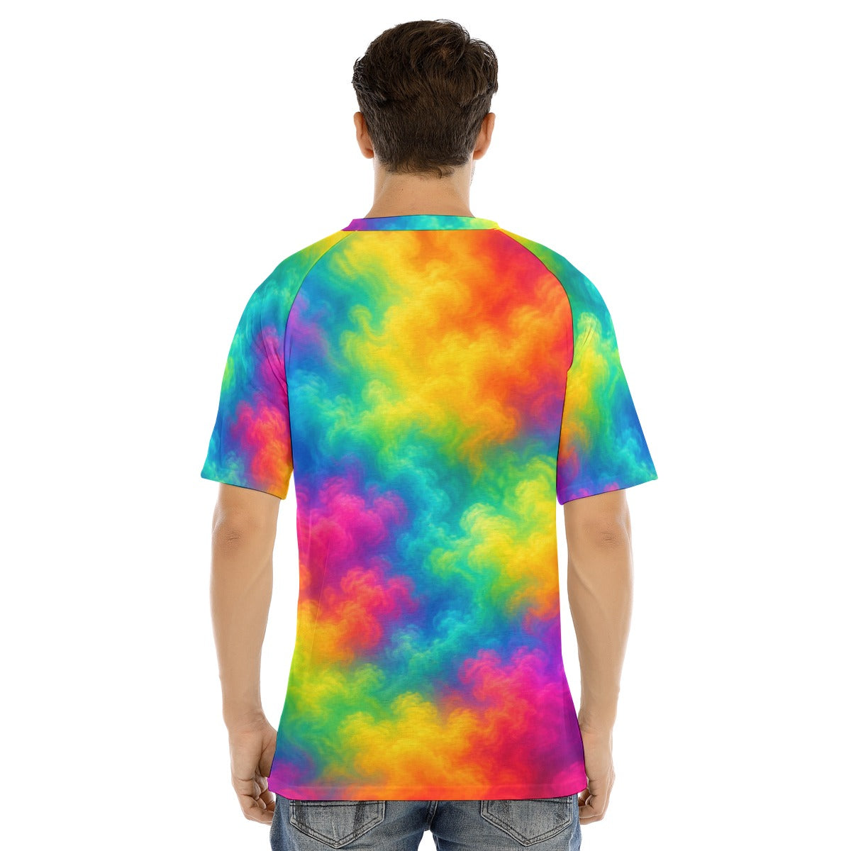 Men's Raglan Sleeve T-shirt With Button Closure