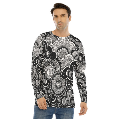 Men's Long Sleeve T-shirt With Raglan Sleeve