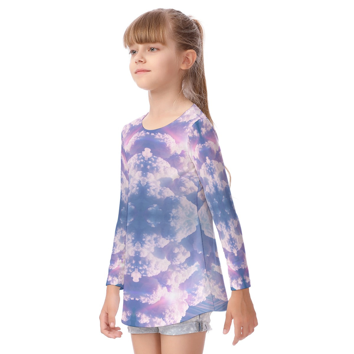 Unisex Kid's Long Sleeve O-neck T-shirt