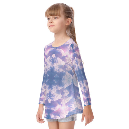 Unisex Kid's Long Sleeve O-neck T-shirt