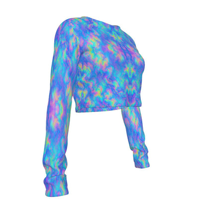 Women's Round Neck Crop Top T-Shirt