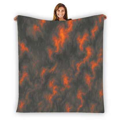 Unisex Single-Side Printing Flannel Blanket