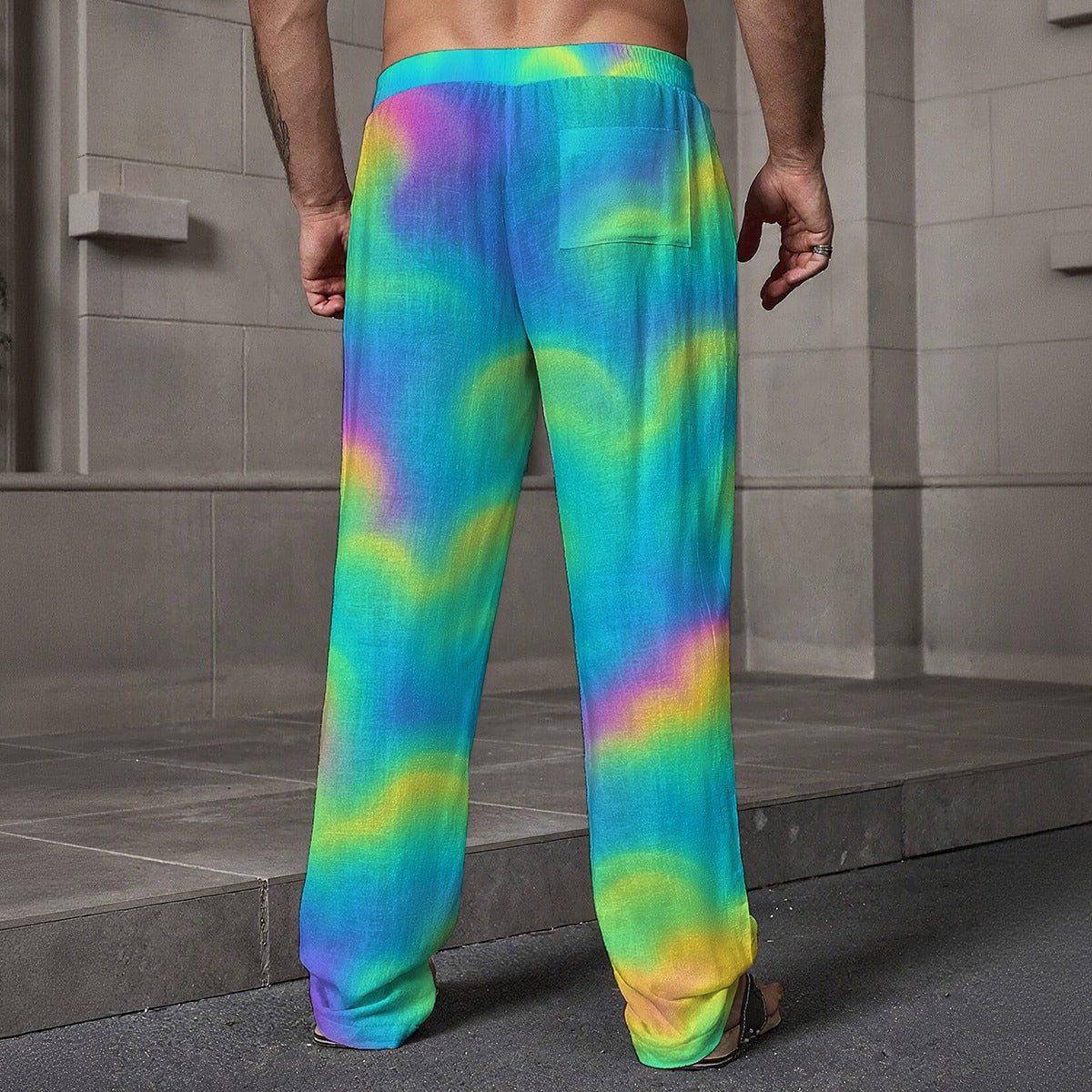 Men's Loose Casual Pants With Pocket