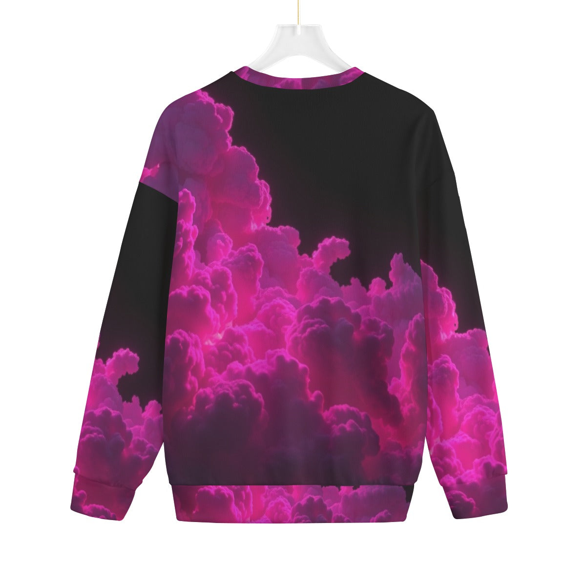 Unisex Drop-shoulder Knitted Fleece Sweater - view 2