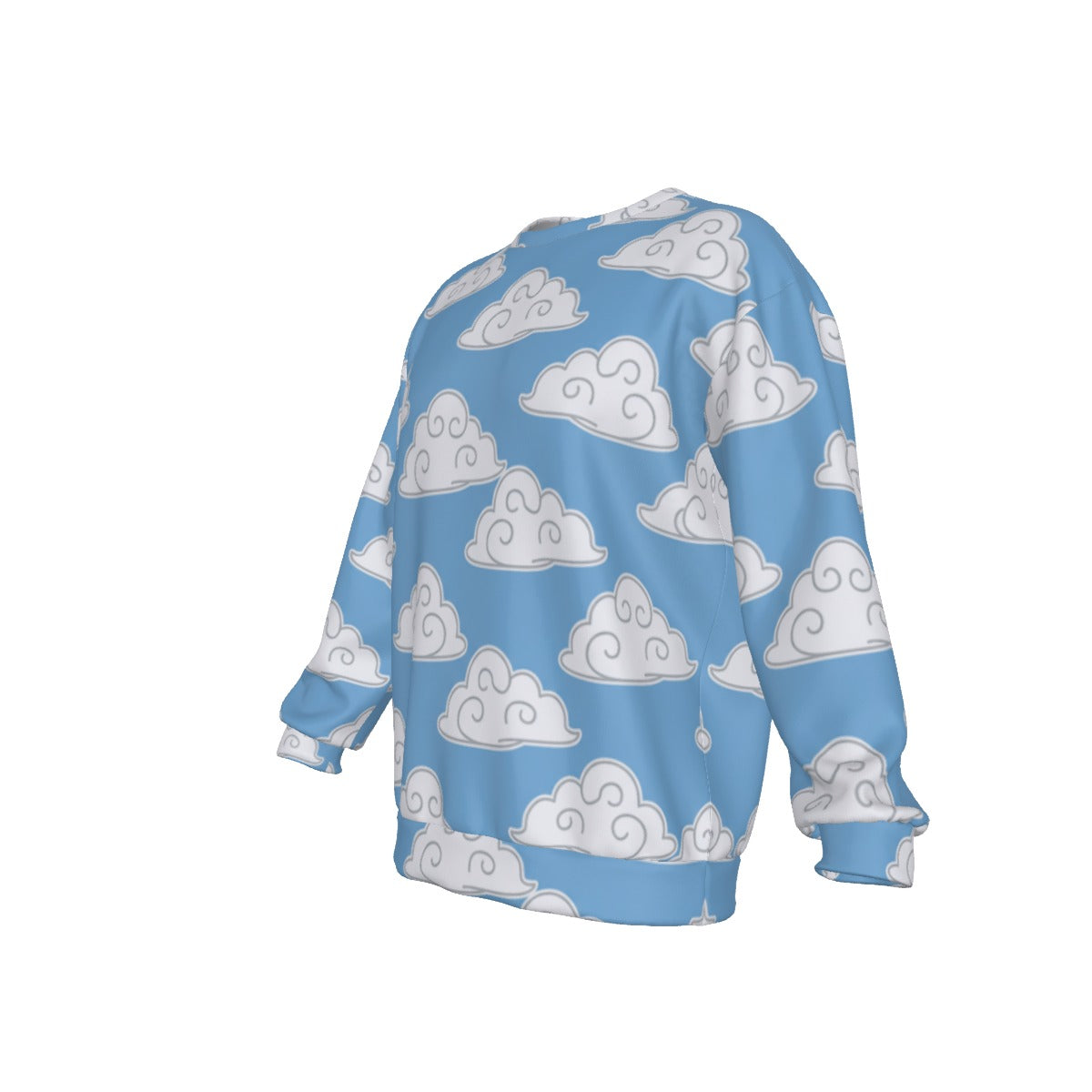 Men's Drop Shoulder Round Neck Long-Sleeved Sweatshirt