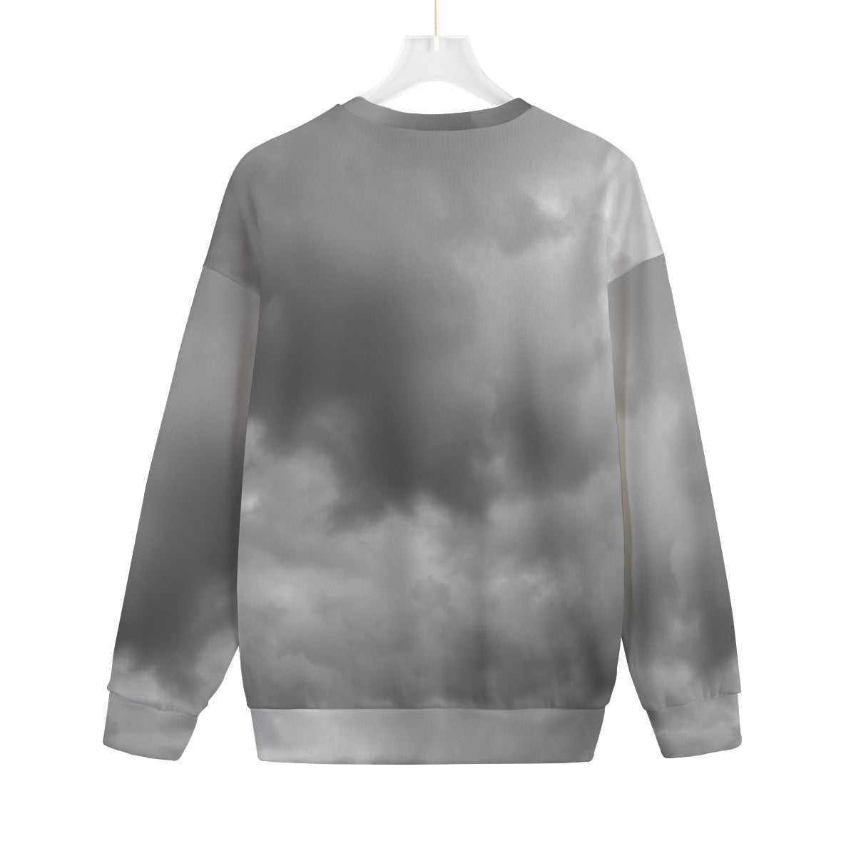 Unisex Drop-shoulder Knitted Fleece Sweater - view 2