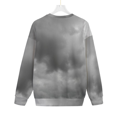 Unisex Drop-shoulder Knitted Fleece Sweater - view 2