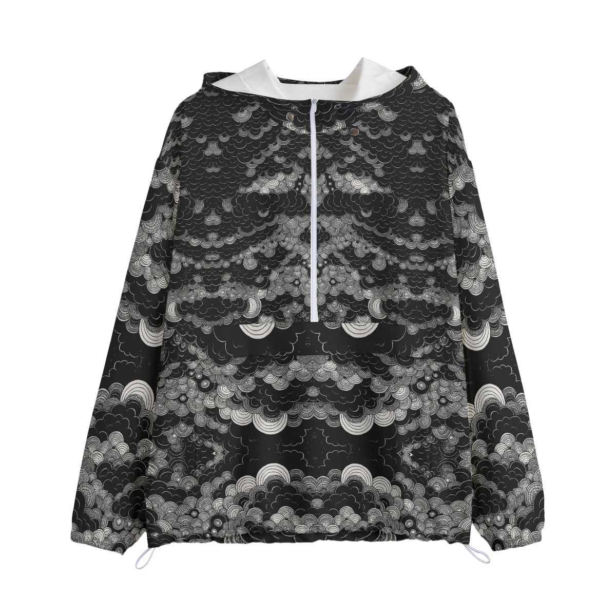 Unisex Pullover Jacket With Zipper Closure