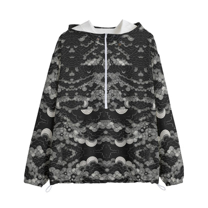 Unisex Pullover Jacket With Zipper Closure