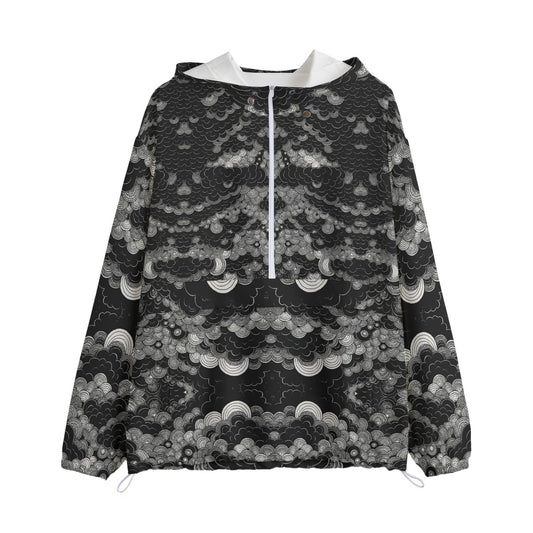 Unisex Pullover Jacket With Zipper Closure