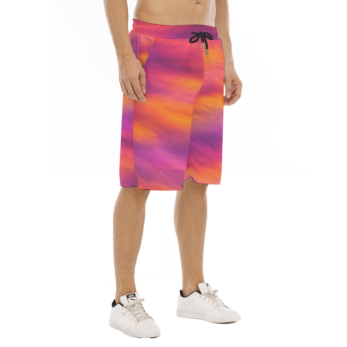 Men's Tether Loose Shorts With Pocket