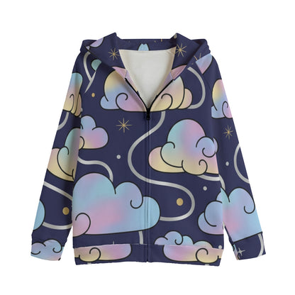 Kid's Zip Up Raglan Sleeve Hoodie | 310GSM Cotton